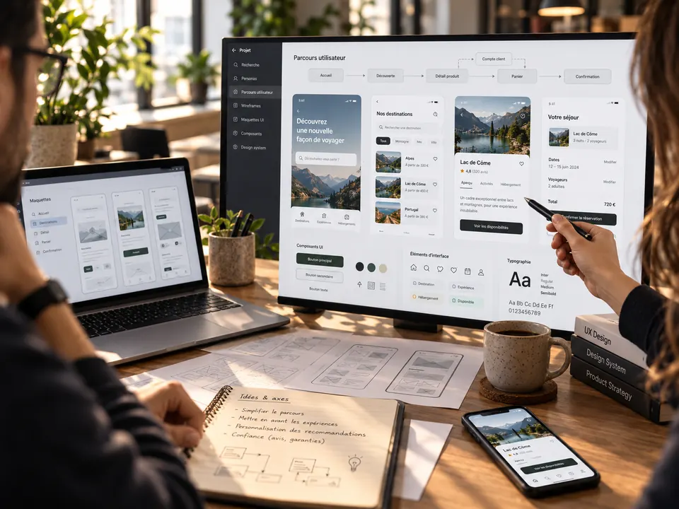 Conception de maquettes UX/UI d’un site web