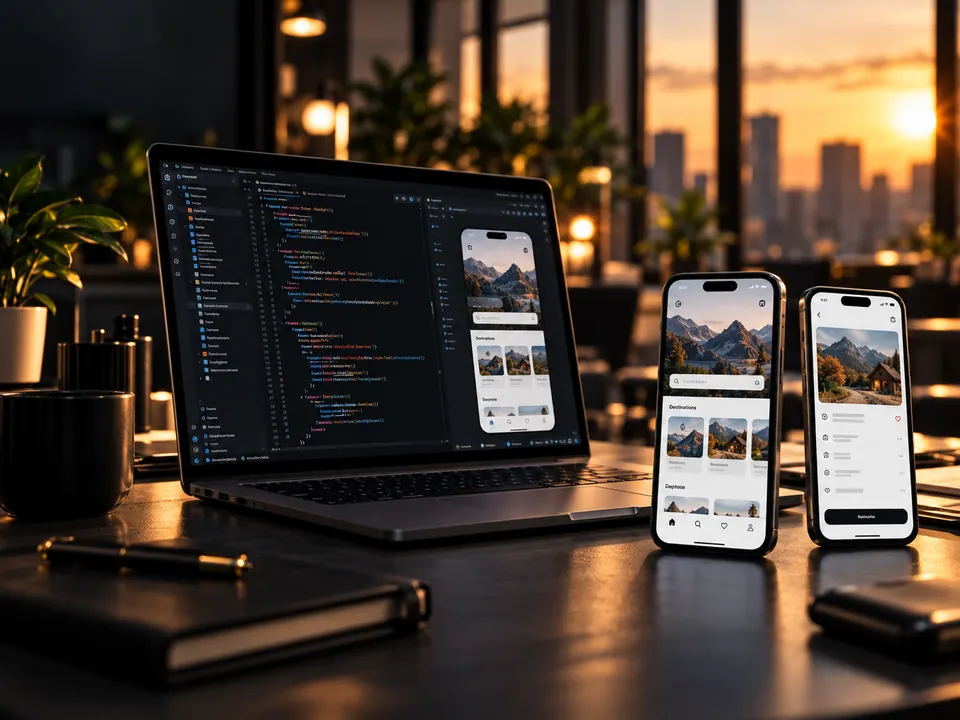 Développement d’une application mobile sur ordinateur et smartphones