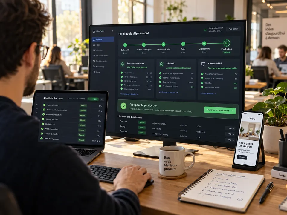 Tests et optimisation avant la mise en production